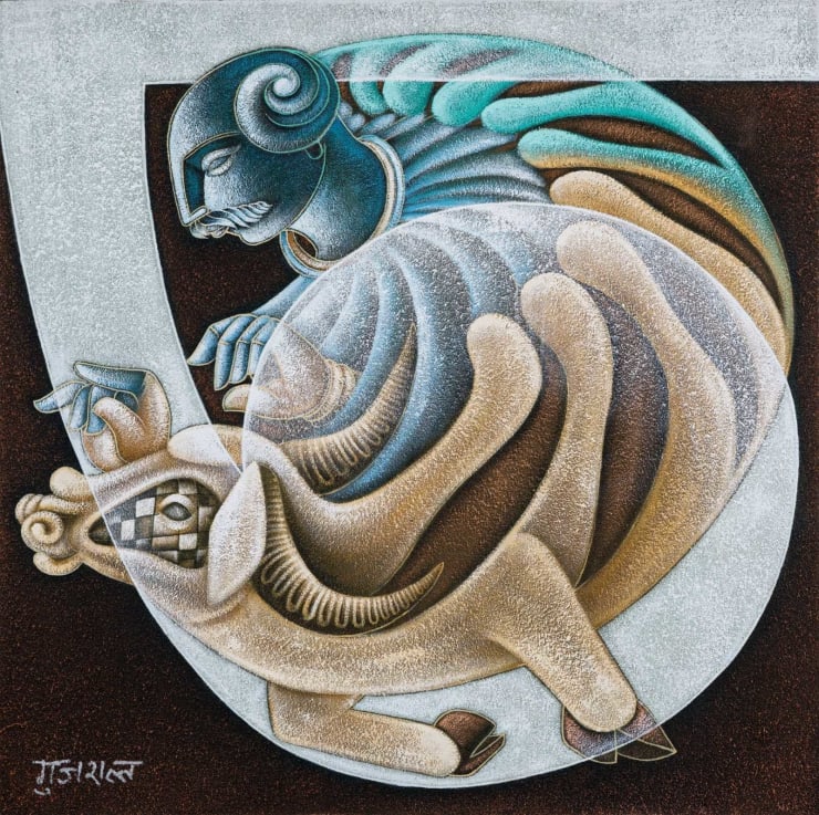 Satish Gujral Untitled, 2016 Acrylic on Canvas 24" x 24"