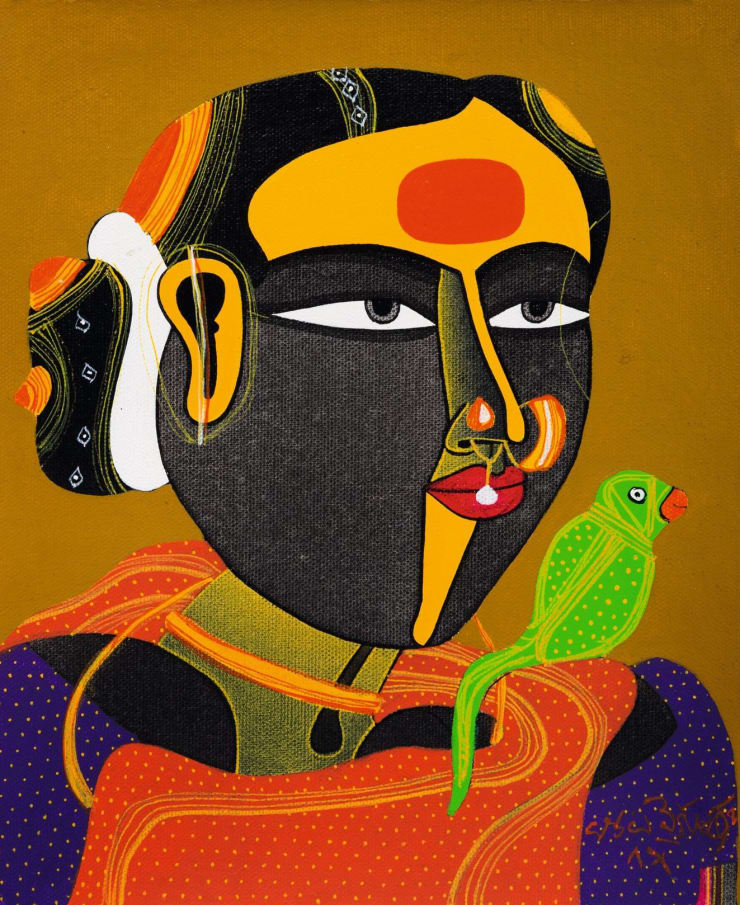 Thota Vaikuntam Untitled, 2015 Acrylic on Canvas 10" x 8"