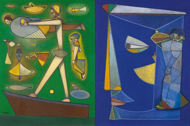 Neeraj Goswami Happenings in Shunya (Space) -2, 2016 Acrylic on Canvas 24" x 36"