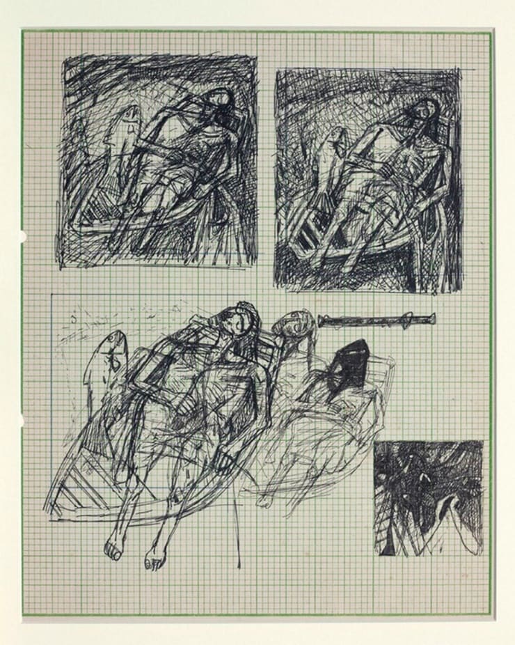 Ganesh Pyne Untitled Ink on Paper 10 1/8 x 8 1/8 in. 25.7 x 20.6 cm