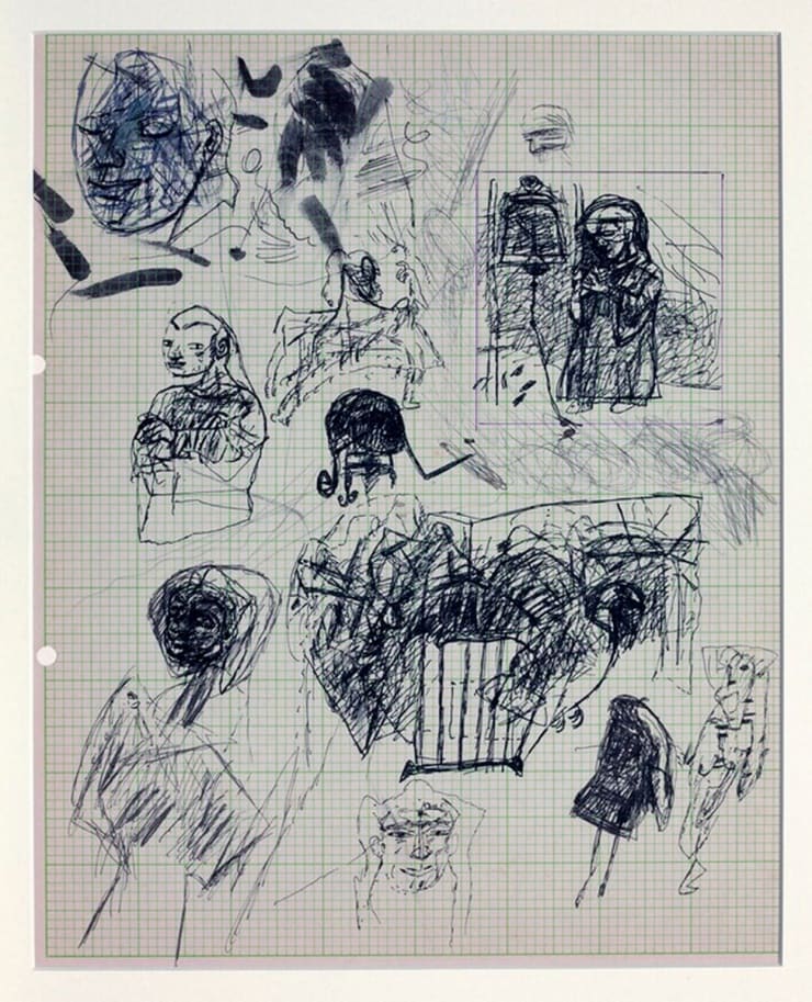 Ganesh Pyne Untitled Ink on Paper 10 1/8 x 8 1/8 in. 25.7 x 20.6 cm
