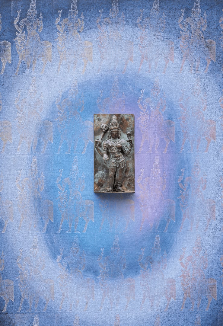 Satish Gupta Ardhnarishwara, 2015 Sculpture painting 28 x 22 in. 71.1 x 55.9 cm