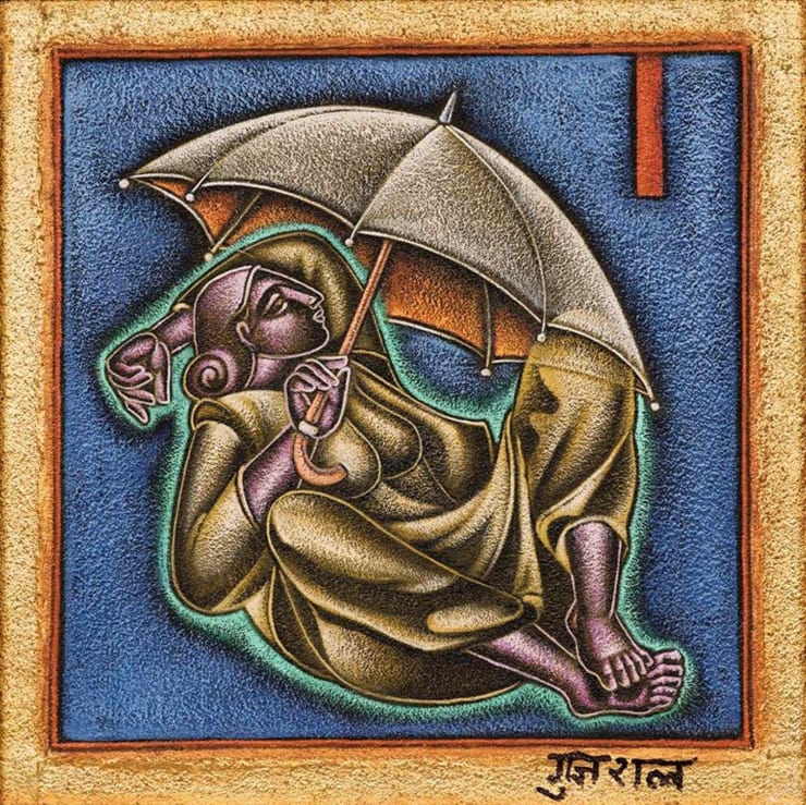 Satish Gujral Untitled, 2009 Acrylic on Canvas 12" x 12"