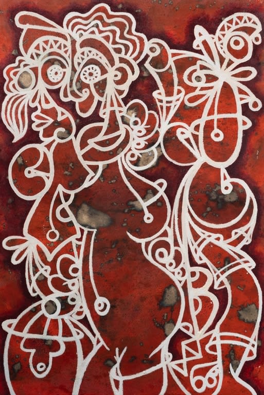 Nandan Purkayastha Luminous V, 2025 Acrylic, Oil Pigment stick on Canvas 60 x 48 in.