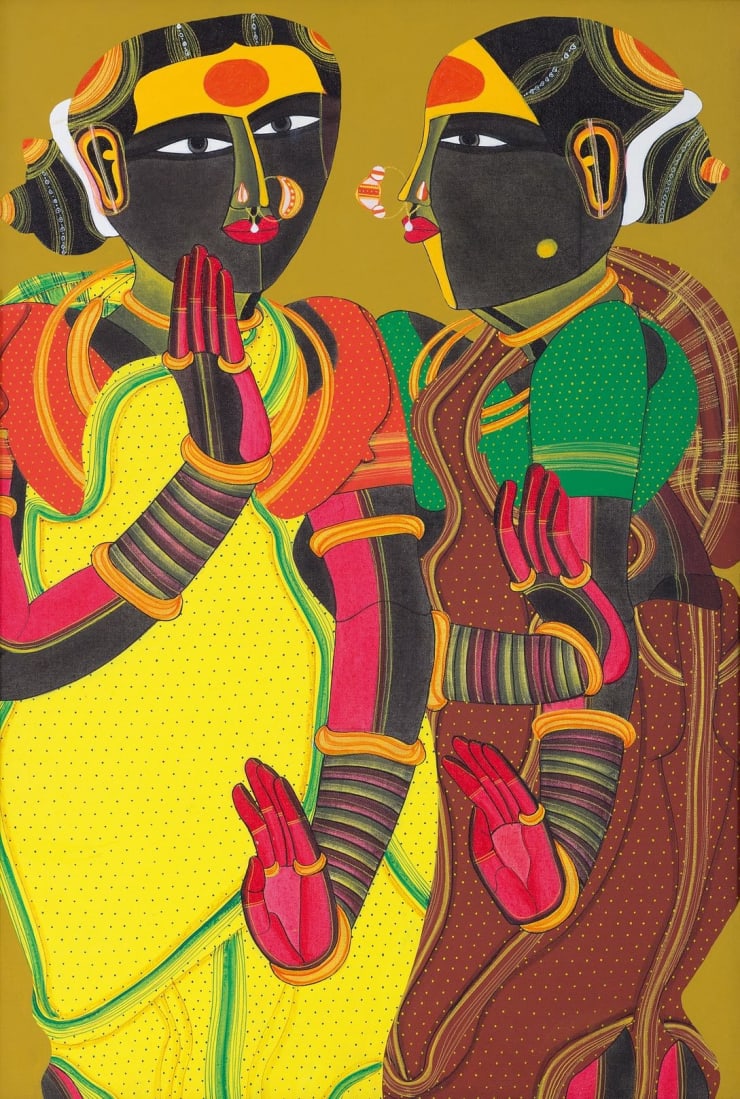 Thota Vaikuntam Untitled, 2016 Acrylic on Canvas 30" x 20"