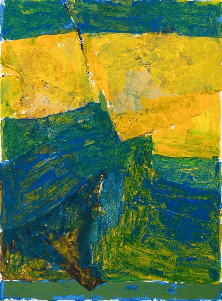 Ram Kumar Untitled, 2013 Acrylic on Paper 30 x 22 in.