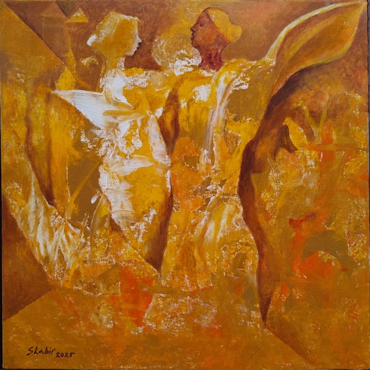 Shabir Hussain Santosh Untitled, 2025 Acrylic on Canvas 20 x 20 in. 50.8 x 50.8 cm