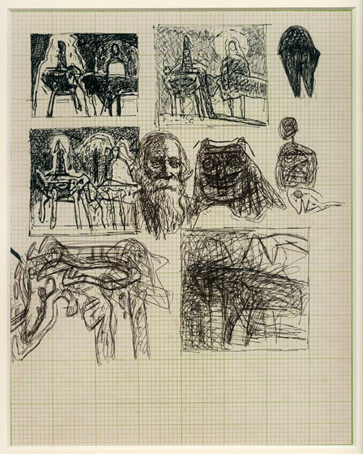 Ganesh Pyne Untitled Pen and Ink on Paper 10 1/4 x 8 1/4 in. 26.2 x 21.1 cm