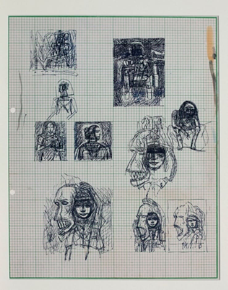 Ganesh Pyne Untitled Ink on Paper 10 1/8 x 8 1/8 in. 25.7 x 20.6 cm