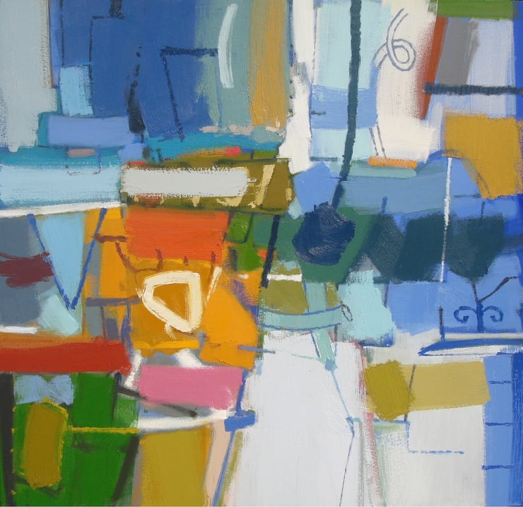 Kishor Shinde Untitled, 2015 Oil on Canvas 48" x 48"