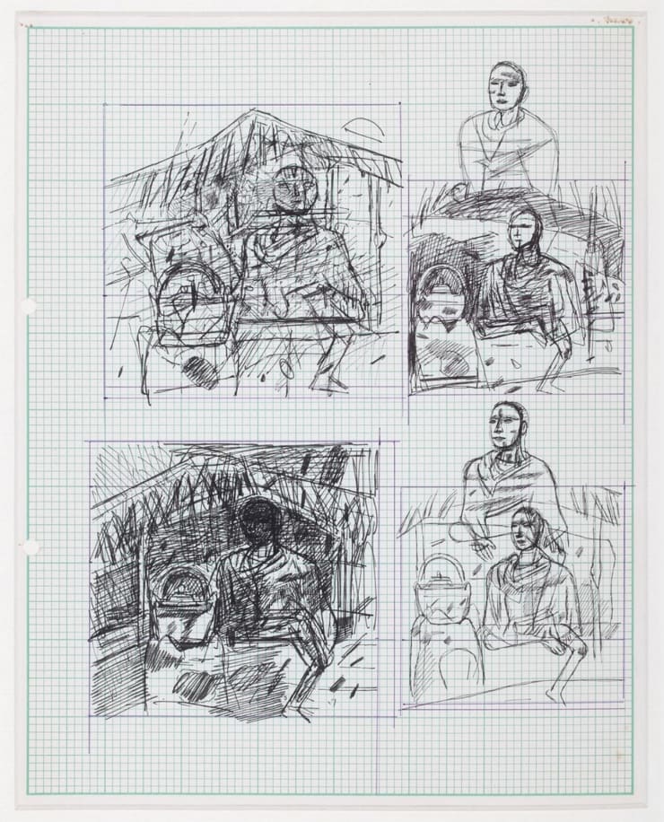 Ganesh Pyne Untitled Pen & Ink on Paper 11 1/4 x 8 1/8 in. 28.4 x 20.6 cm