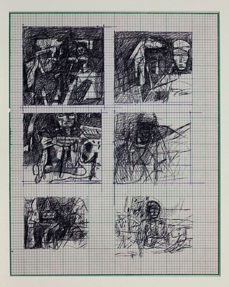 Ganesh Pyne Untitled Ink on Paper 10 1/8 x 8 1/8 in. 25.7 x 20.6 cm