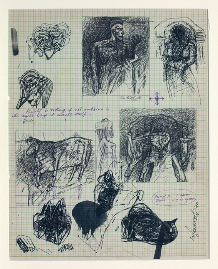 Ganesh Pyne Untitled Ink on Paper 10 1/8 x 8 1/8 in. 25.7 x 20.6 cm