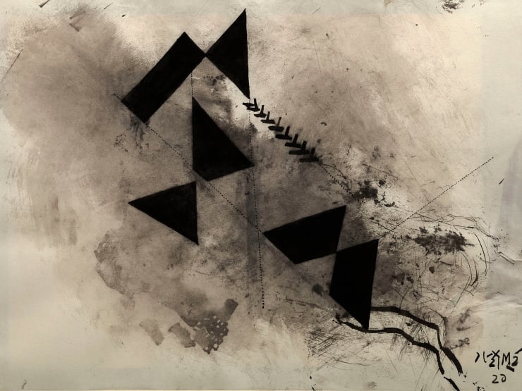 Ganesh Haloi Untitled, 2021 Watercolour on Paper 12" x 16"