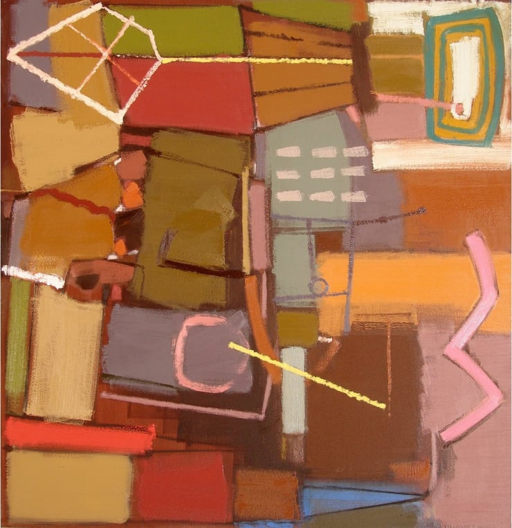 Kishor Shinde Untitled, 2015 Oil on Canvas 48" x 48"