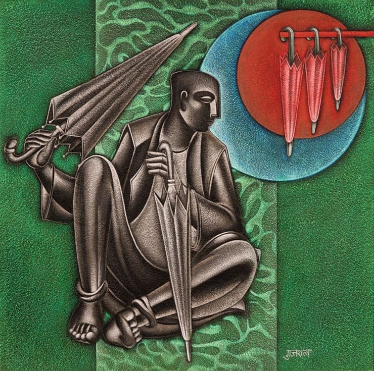 Satish Gujral Untitled, 2011 Acrylic on Canvas 42" x 42"
