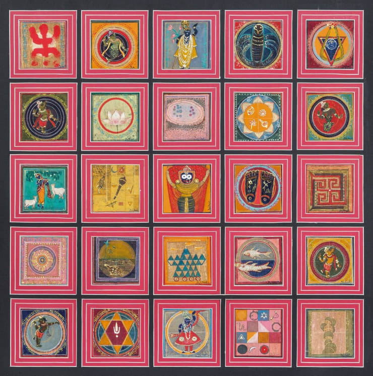 Dipak Banerjee Sri Jagannathji, 2014 Acrylic on Canvas 24" x 24"