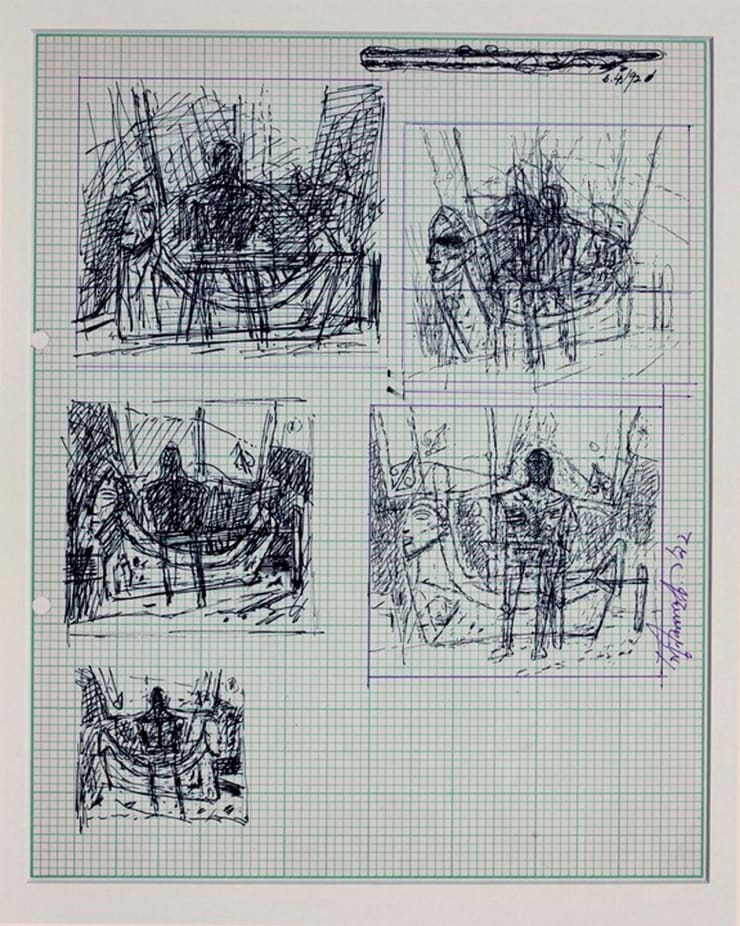 Ganesh Pyne Untitled Ink on Paper 10 1/8 x 8 1/8 in. 25.7 x 20.6 cm