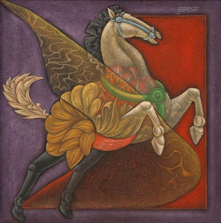 Satish Gujral Untitled , 2006 Acrylic on Canvas 36 x 36 in. 91.4 x 91.4 cm