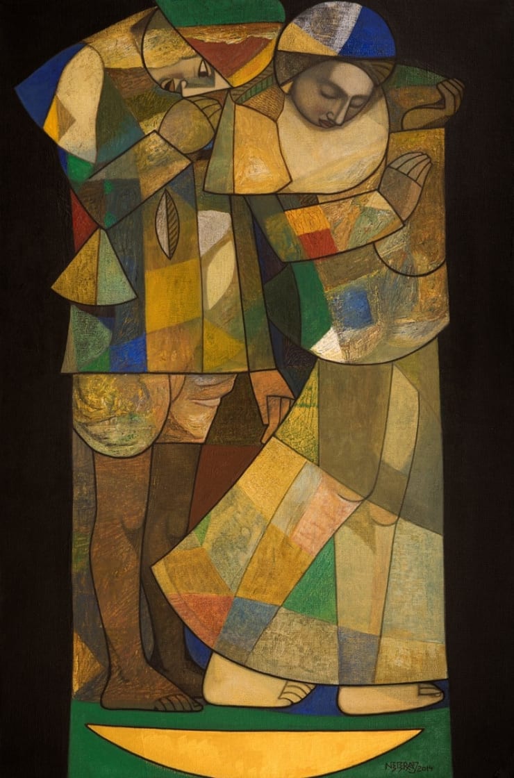 Neeraj Goswami Together, 2014 Acrylic on Canvas 36" x 24"