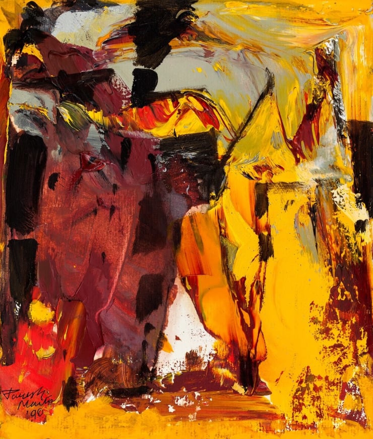 Paresh Maity Untitled, 1990 Oil on Board 10" x 8.5"
