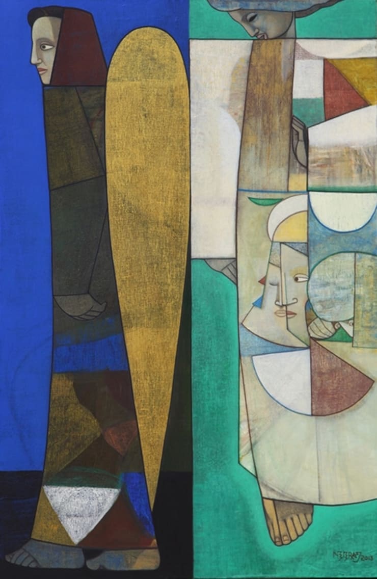 Neeraj Goswami Happening, 2013 Acrylic on Canvas 36" x 24"