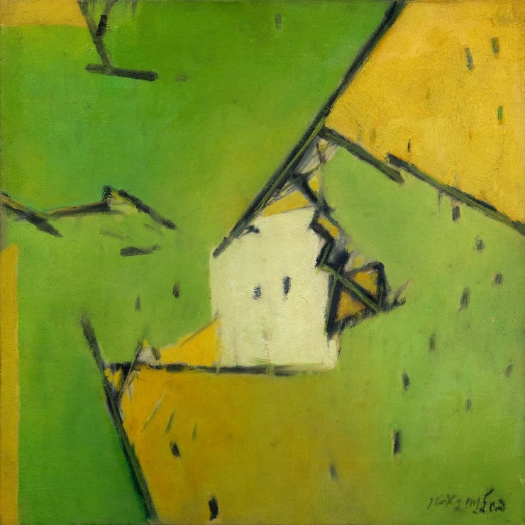 Ganesh Haloi Untitled, 2009 Oil on Canvas 12" x 12"