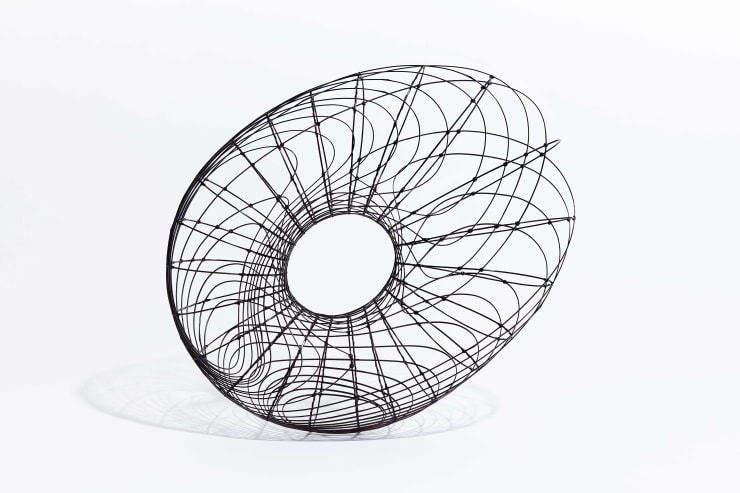 Tanabe Chikuunsai IV & Sawako Kaijima Disappear I, 2022 Bamboo madake and rattan 41 x 47.5 x 16.5 cm Ed. 5/20