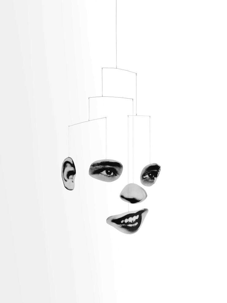 Kensuke Koike Tournament, Good Luck, 2022 B&W inkjet prints on transparent paper and metal wire Variable dimension (50 x 70 cm approx.)