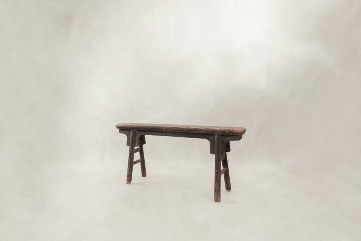 Chinese Antique Pair of Benches, Shanxi Province, 19th Century Elm wood Each 53 cm H x 116 cm W x 29 cm D