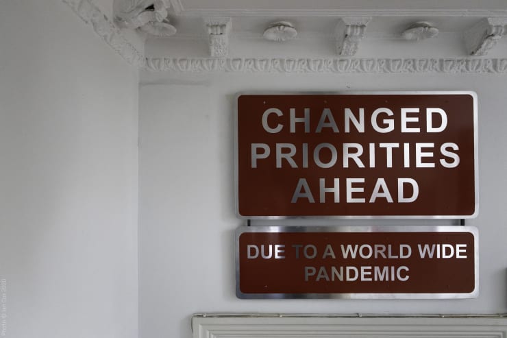 Aida Wilde Changed Priorities, 2020 Serigraph On Aluminium Diptych Dimension: 88 x 76 cm Edition: 1 + 1 PP