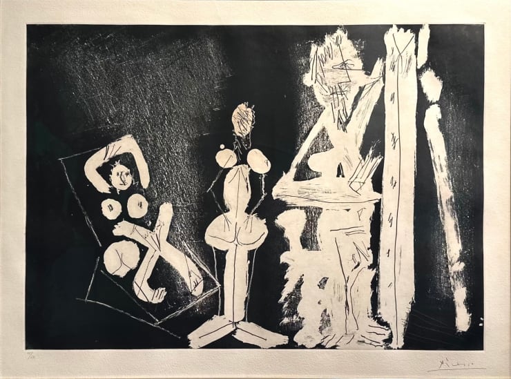 Pablo Picasso, Dans l Atelier - Model on the Deck Chair, , 1965