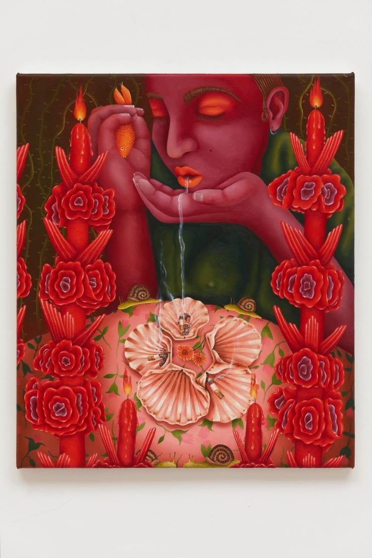 Maria Fragoso Jara, El mar que sube mudo hasta mis labios, 2020