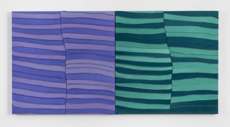 Anthony Akinbola, Camouflage Study"Liac/Green", 2022