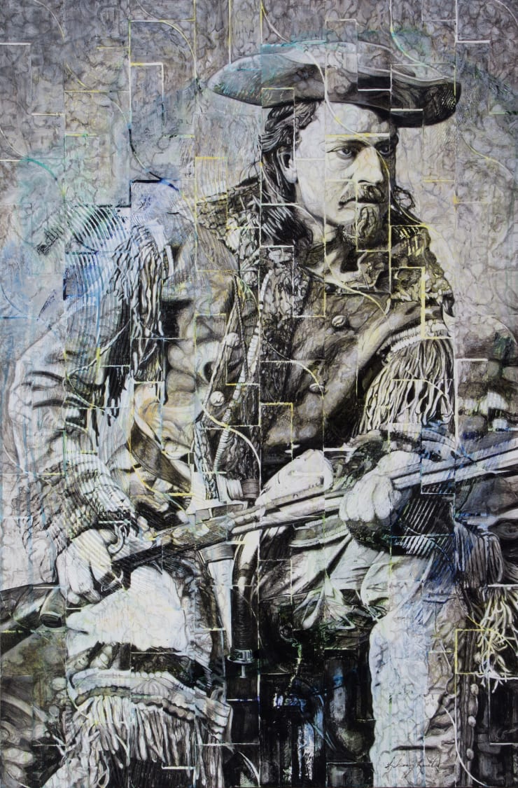 Wild Regrets, 2017 Acrylic on Wood 36 x 24 x 1 1/2 in 91.4 x 61 x 3.8 cm