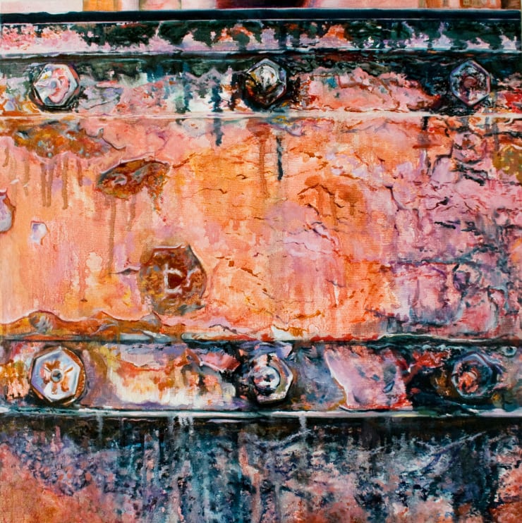 Bolted Horses, 2008 Oil on Canvas 20 x 20 in 50.8 x 50.8 cm