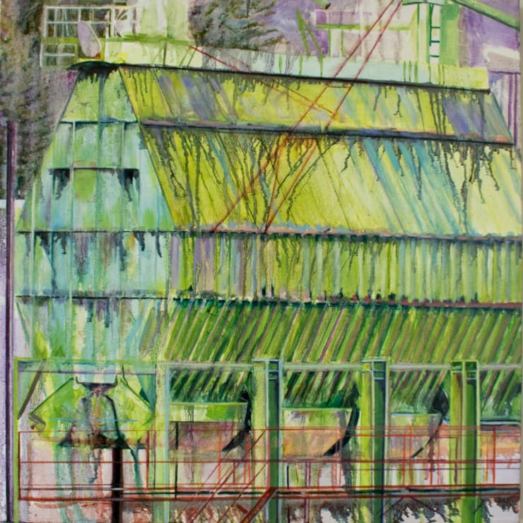 Rib Cage, 2008 Oil on Canvas 20 x 20 in 50.8 x 50.8 cm