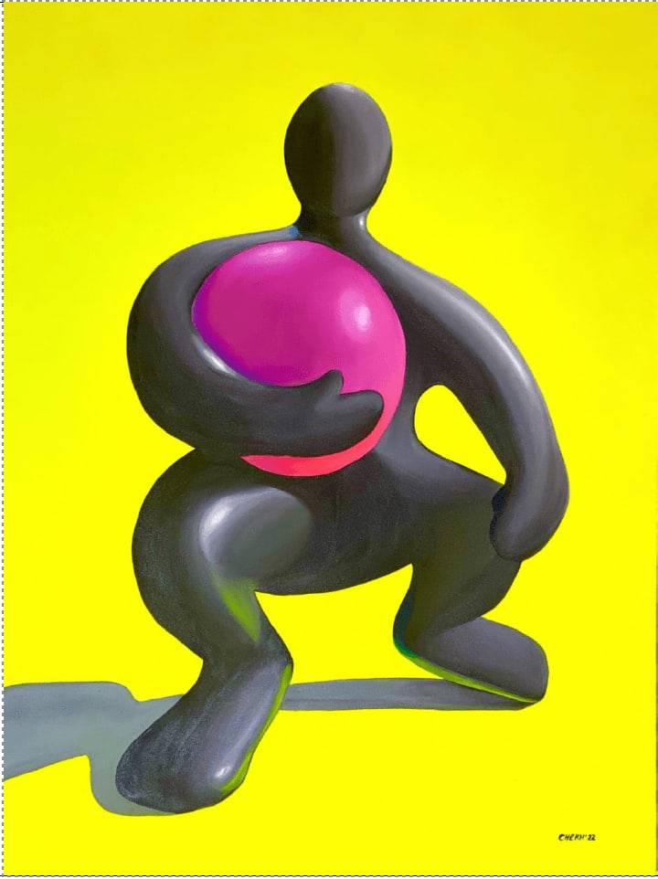 Anna Chekh, Shadow man, 2022