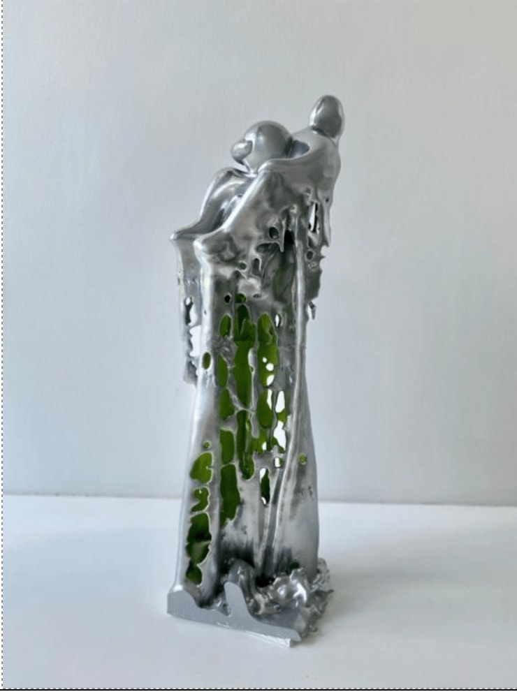 Anna Chekh, Shadow man guards sphere , 2022