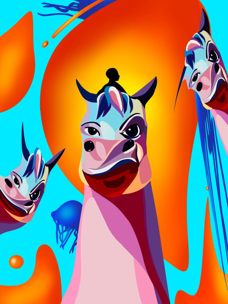 Anna Chekh, Shadow thoughts , 2022