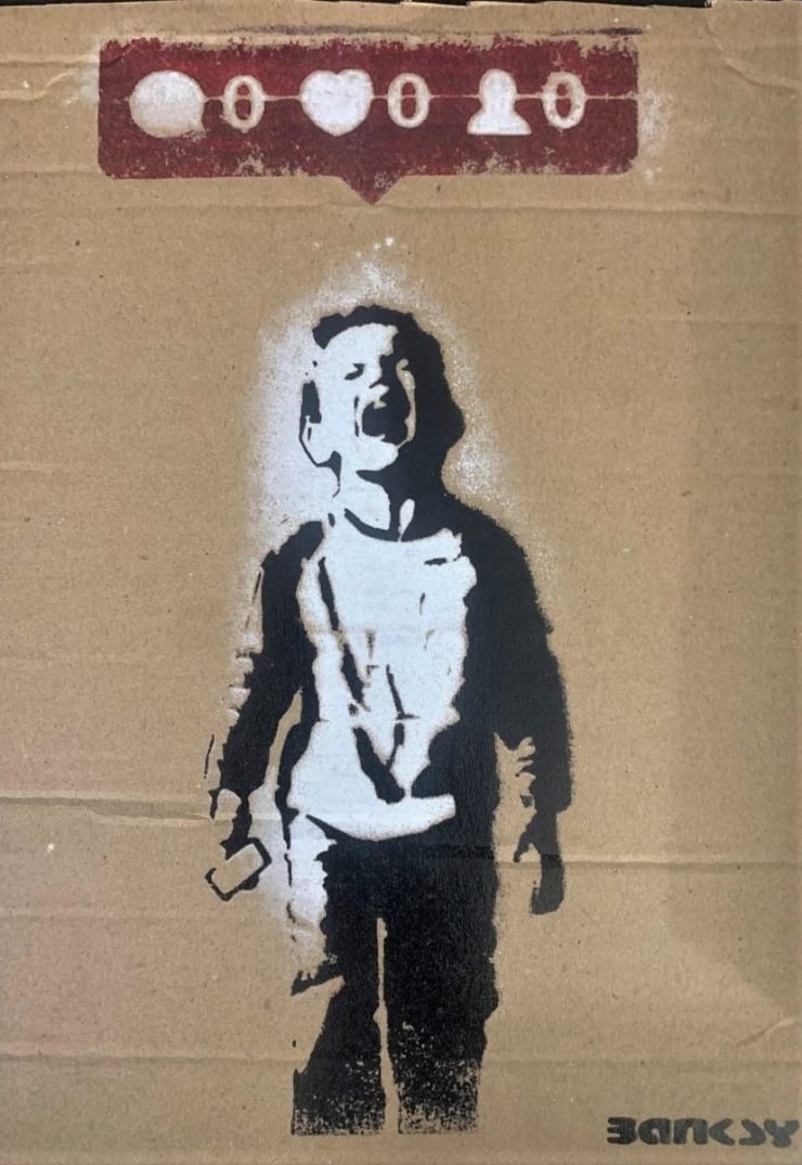 Banksy, Crying Boy