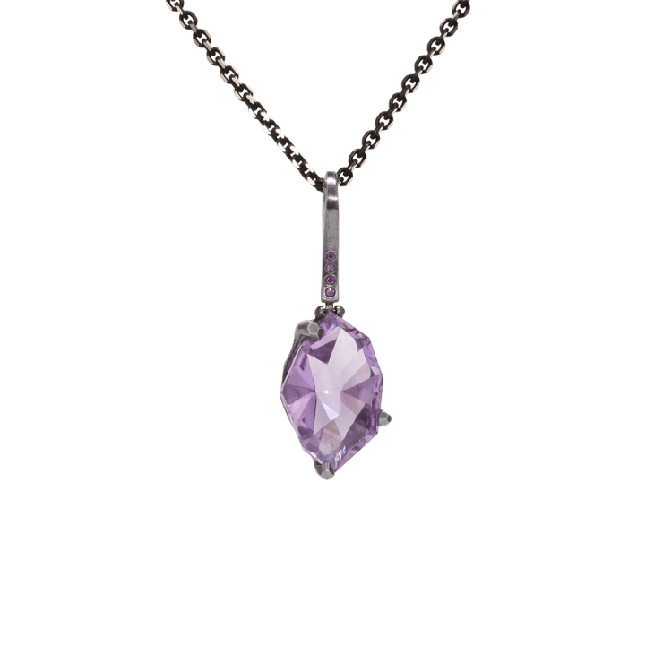 Amethyst Facets Pendant