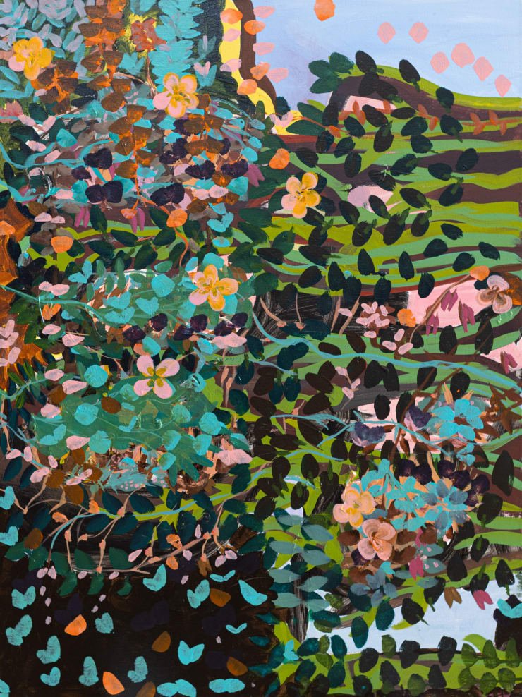 Aela B. Morgan Thriving Acrylic on canvas 40 x 30 in 101.6 x 76.2 cm