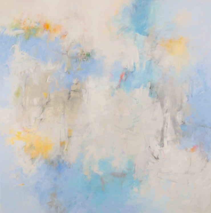 Karen Scharer Sky Change, 2015 Oil on canvas 60 x 60 in unframed 61.4 x 61.4 framed
