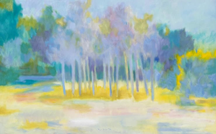 Marshall Noice First Fall Color, 2025 Oil on canvas 30 x 48 in unframed 76.2 x 121.9 cm