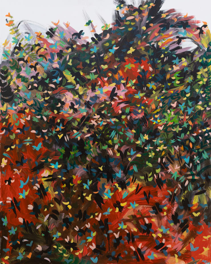 Aela B. Morgan The Fire Within Acrylic on canvas 60 x 48 in 152.4 x 121.9 cm