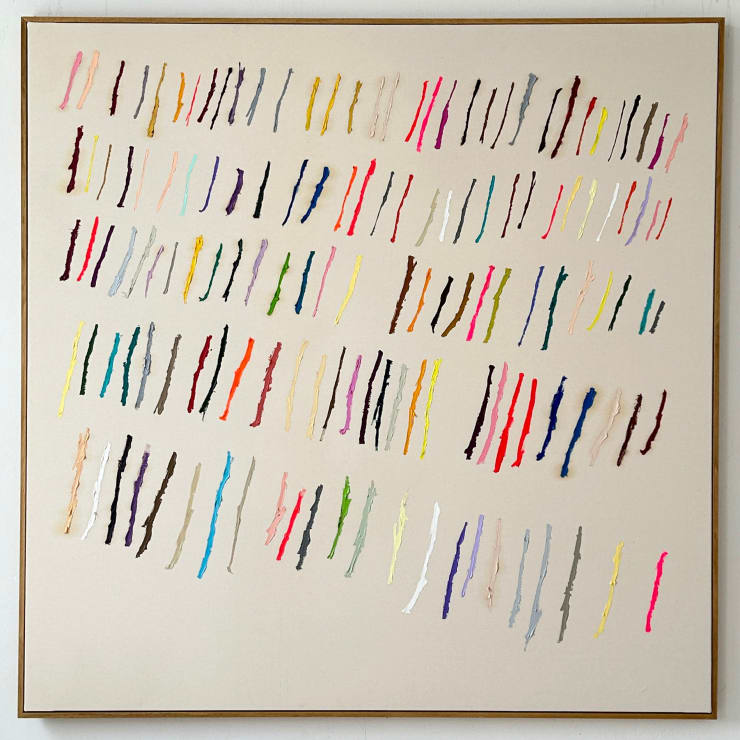 Christina Gschwantner, Colored Sticks, 2024