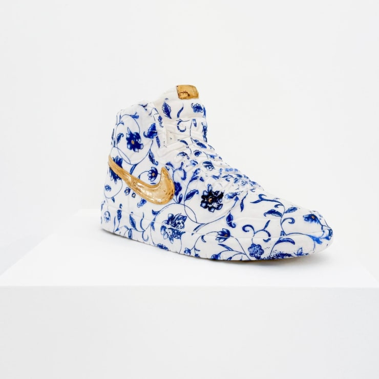 Brock DeBoer Imperial Porcelain air jordan 1 sneaker