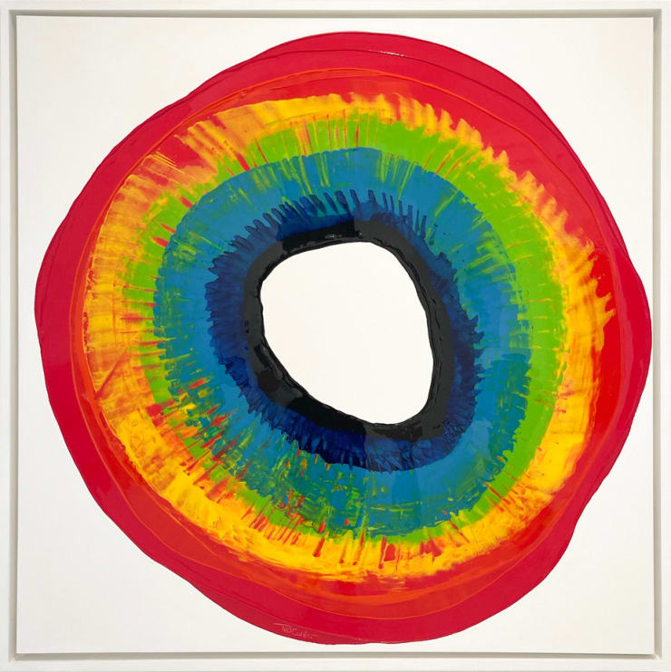 Ted Collier, Circle Series 4, Tie Dye, 2017