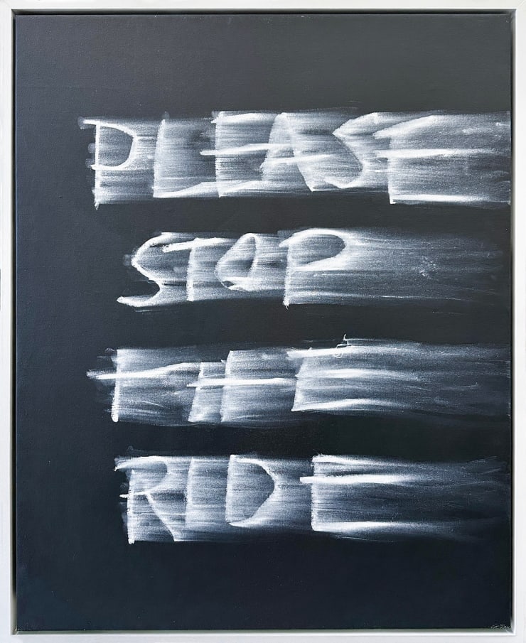 Sage Barnes, Please Stop The Ride (Charcoal), 2025